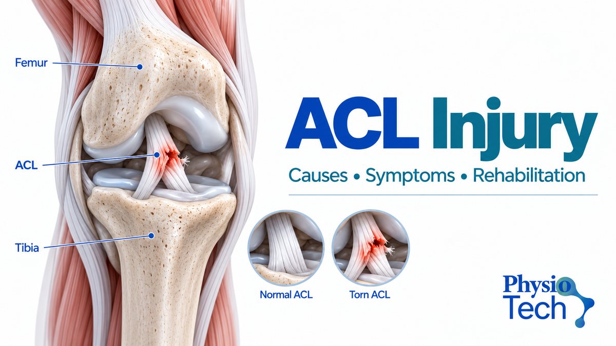 إصابة الرباط الصليبي الأمامي (ACL Tear): الأسباب، الأعراض، التشخيص والعلاج